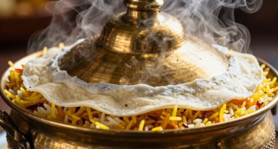 steam seals in biryani