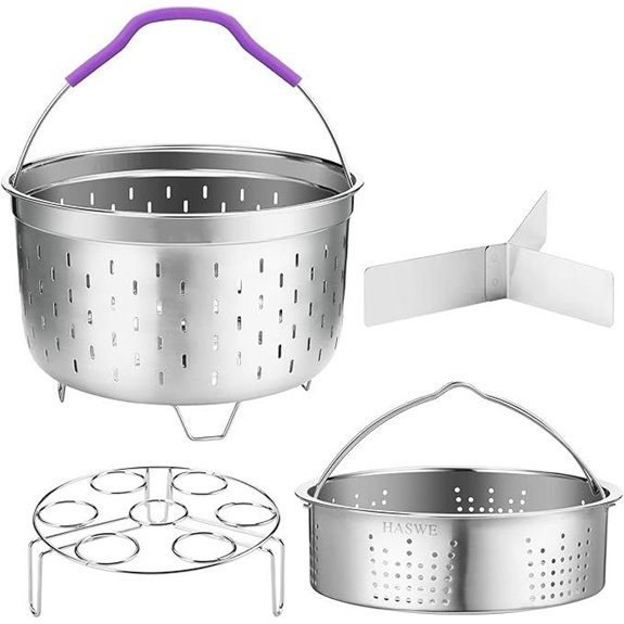Instant Pot Steamer Basket Set for 5/6/8 Qt