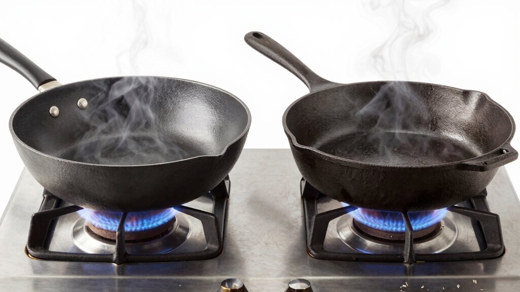 steel heats faster than iron