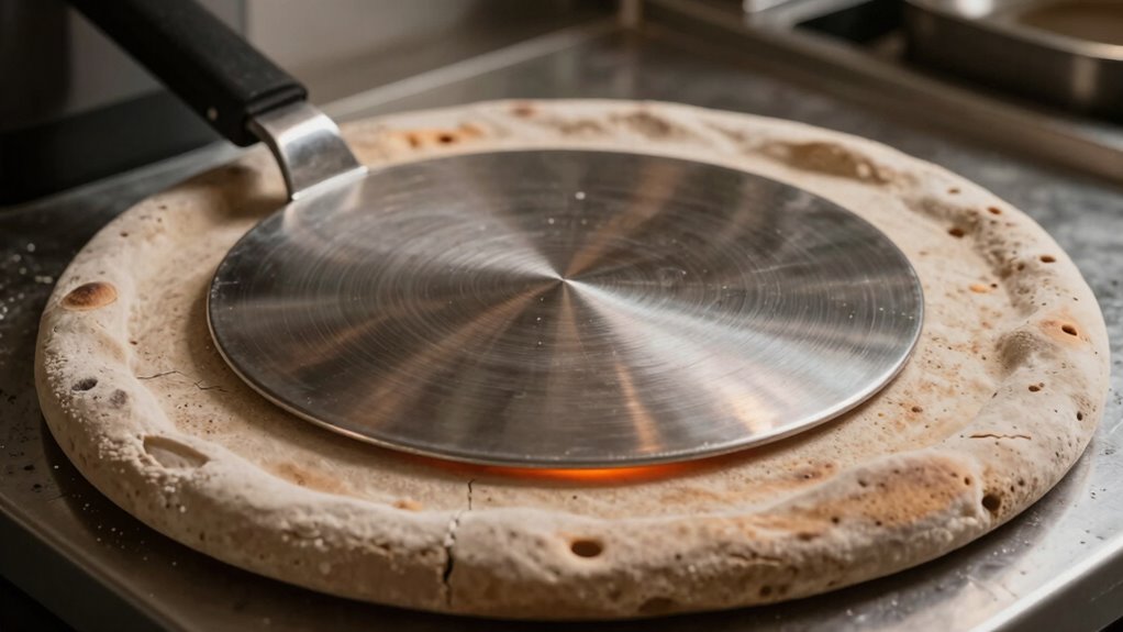 steel heats faster than stone