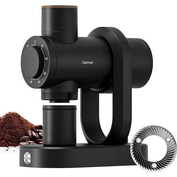 Wirsh Burr Coffee Grinder with Stepless Adjustment