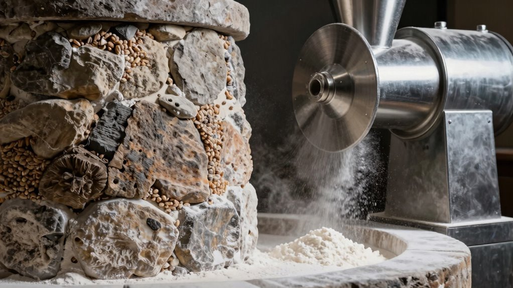 stone vs steel milling