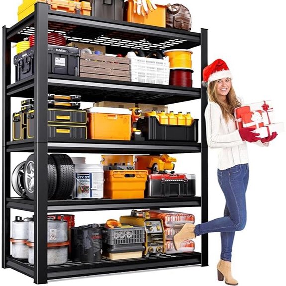 Heavy Duty 5-Tier Garage Shelving Unit