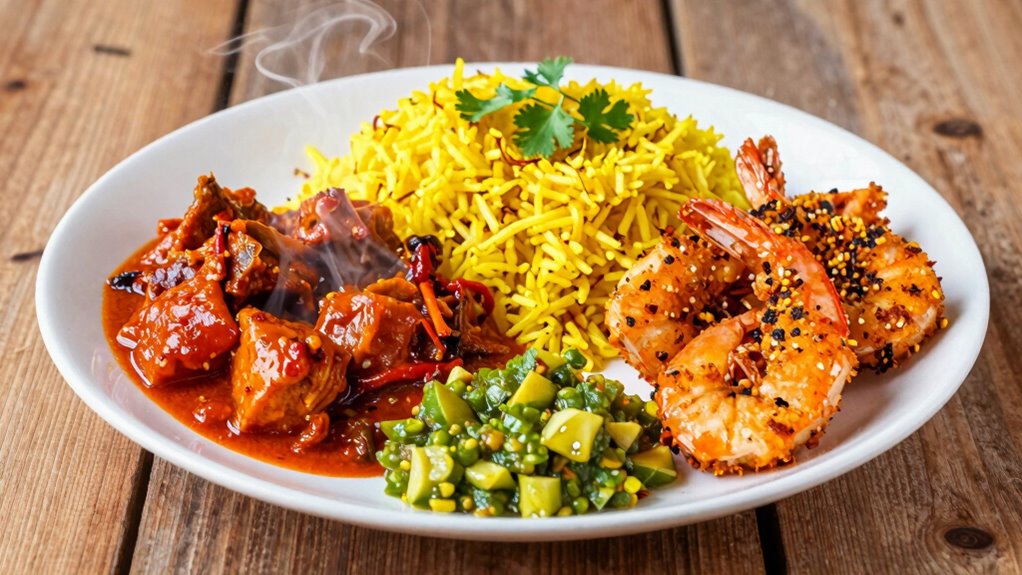 sweet sour spicy goan dishes