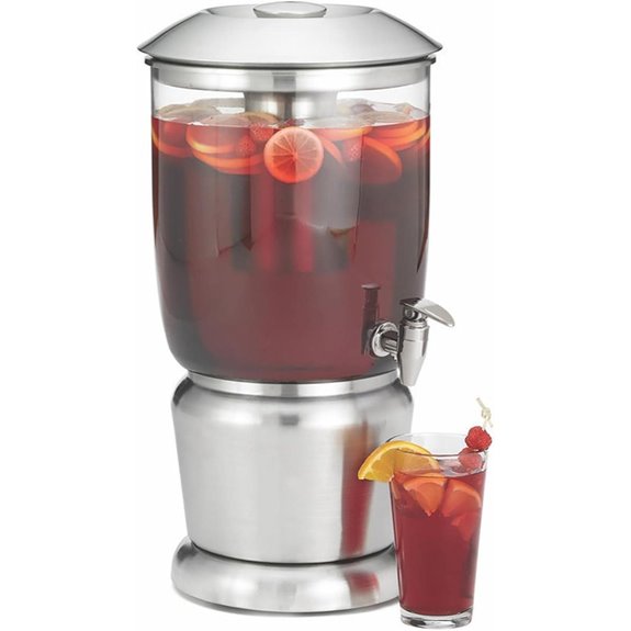 TableCraft 75 Drink Dispenser with Fruit Infuser