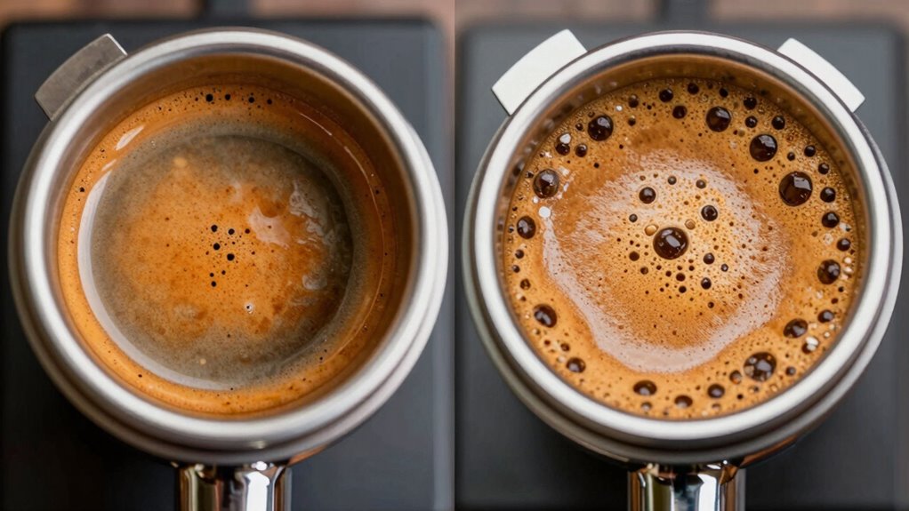 tamped vs untamped brewing