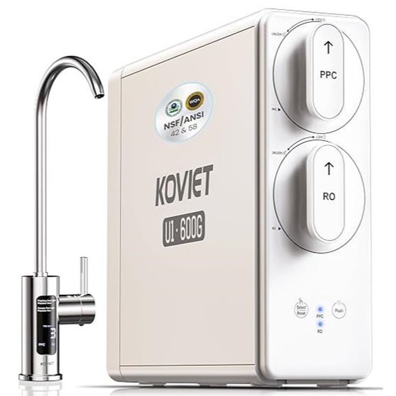 10-Stage 600 GPD Tankless Reverse Osmosis Water Filter
