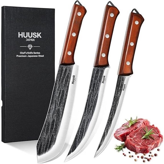 Huusk 3-Piece Meat Carving Knife Set