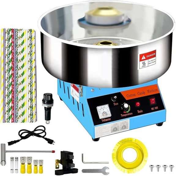Commercial Cotton Candy Machine with 3 Speeds