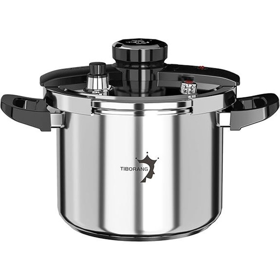 TIBORANG 8.5 QT Stainless Steel Pressure Cooker