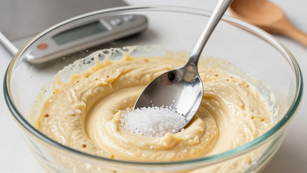 timing of salt addition