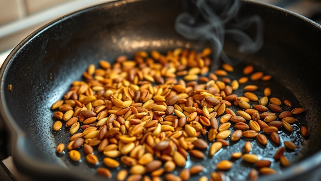 toast spices for enhanced aroma