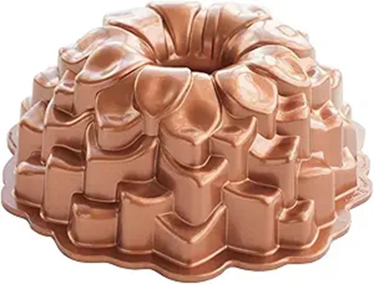 Nordic Ware Blossom Bundt Pan ,Toffee