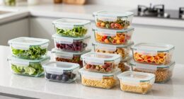 top airtight glass container sets