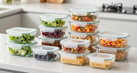 top airtight glass container sets