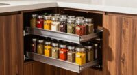 top cabinet spice storage