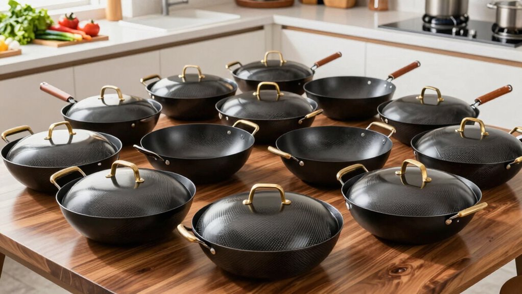 top carbon steel wok sets