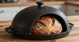 top cast iron bread cloche