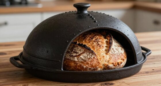 top cast iron bread cloche