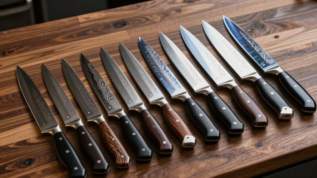 top damascus knife sets