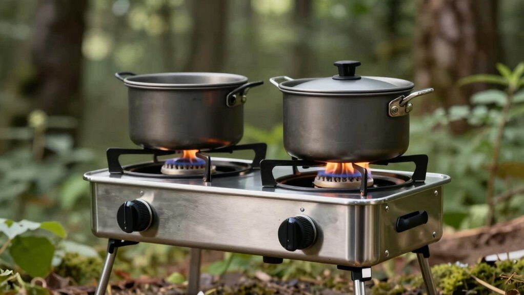 top double burner camping stoves