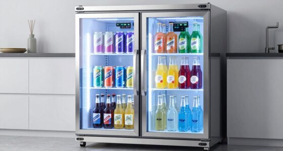 top dual zone beverage coolers