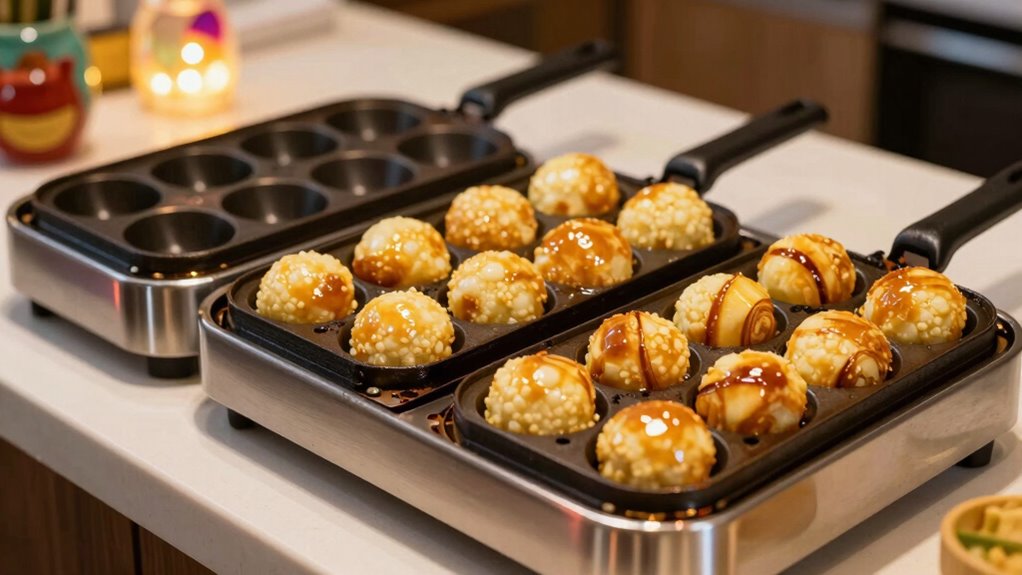 top electric takoyaki pans