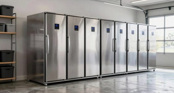 top garage chest freezers