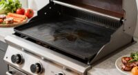 top gas grill griddle inserts
