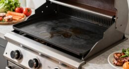 top gas grill griddle inserts