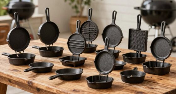 top heavy duty cast iron grills