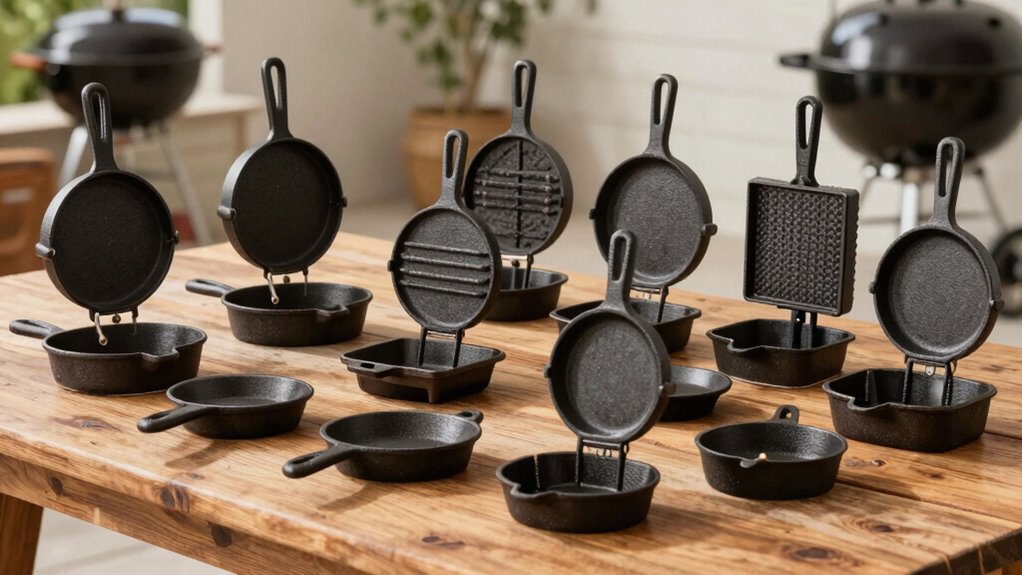 top heavy duty cast iron grills