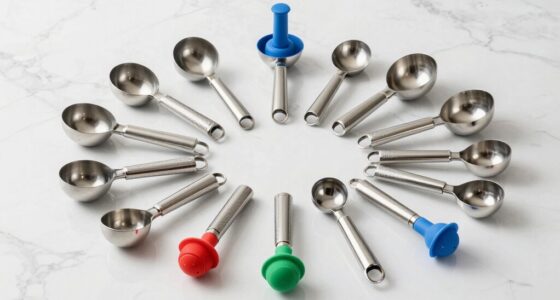 top heavy duty ice cream scoops