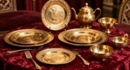 top indian brass dinner sets