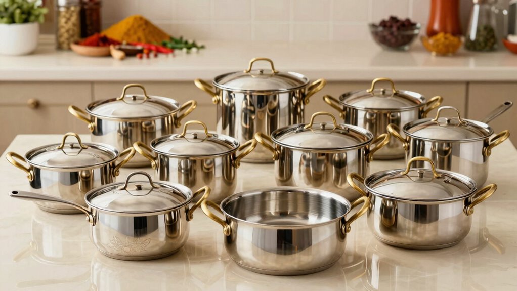 top indian stainless steel cookware