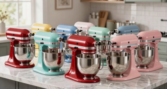 top kitchenaid mixer colors