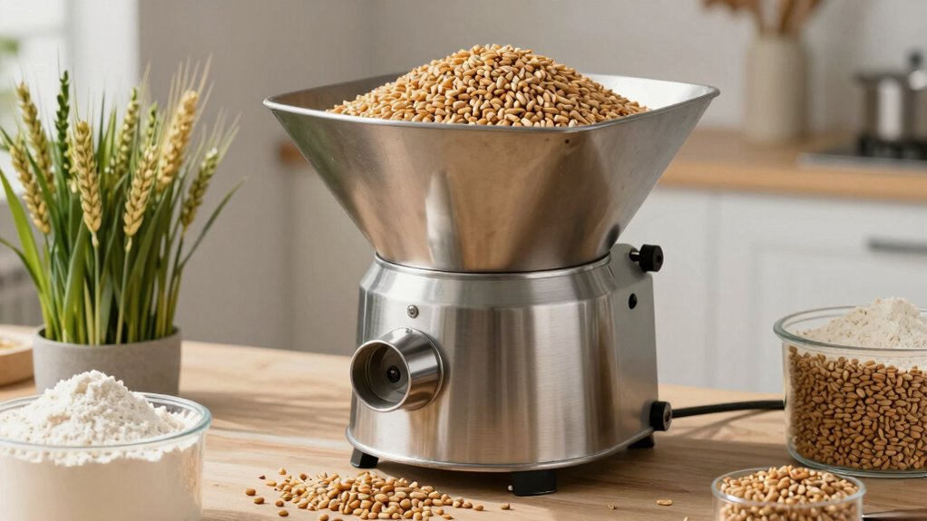 top large batch grain mills