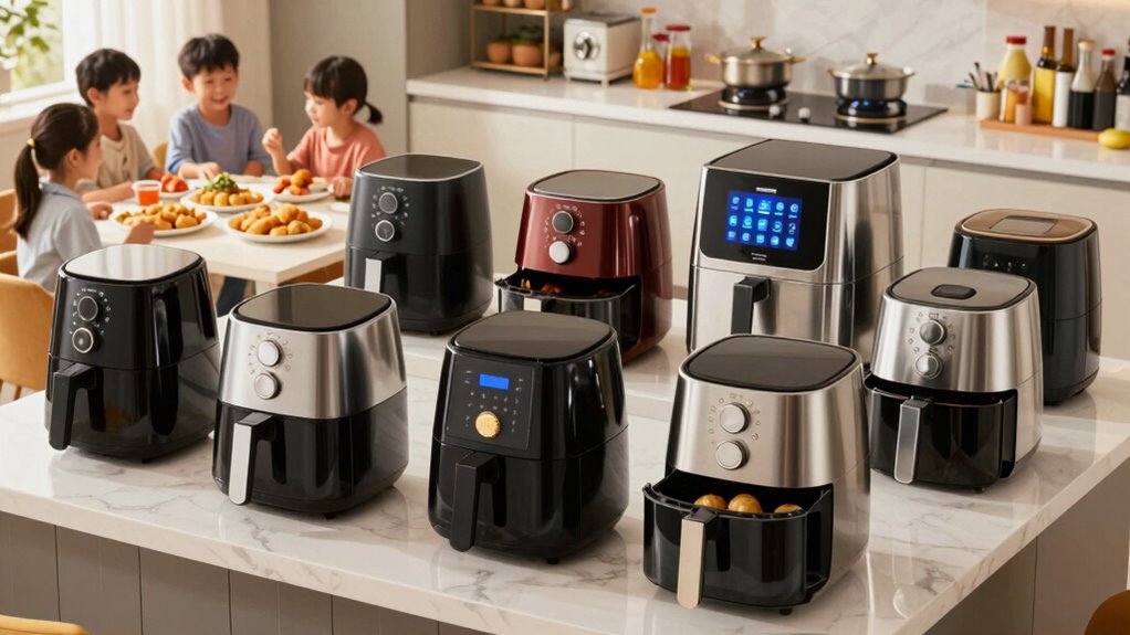 top large family air fryers