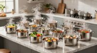 top large pot steamer sets