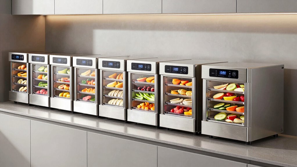 top large stainless food dehydrators