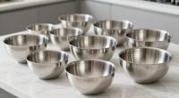 top large stainless steel bowls