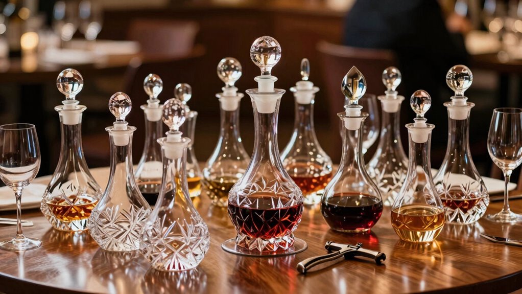 top luxury wine decanter sets