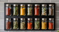 top magnetic spice jar wall boards