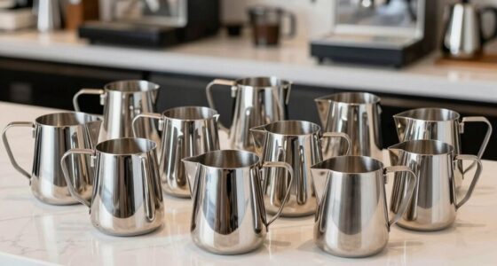 top milk steamer pitcher sets