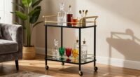 top rolling bar carts
