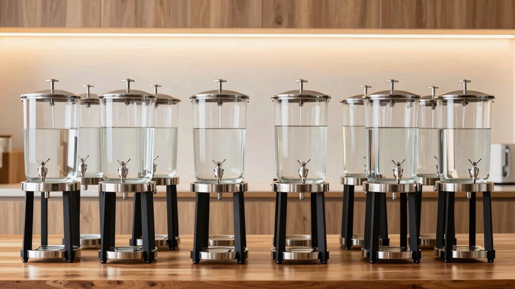 top stainless beverage dispensers