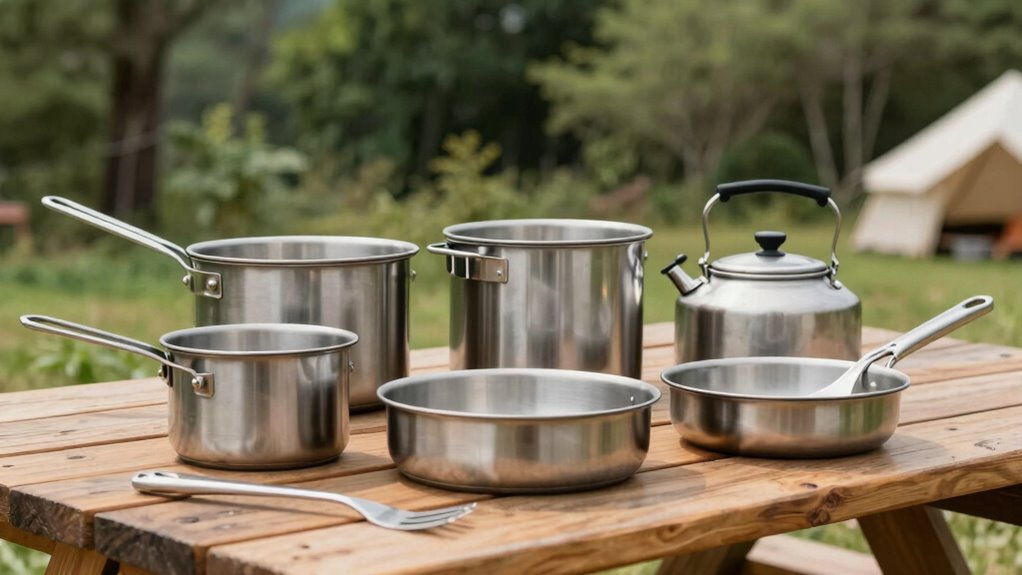 top stainless camping cookware