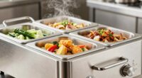 top stainless food warmer sets