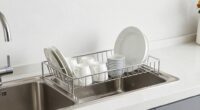 top stainless sink racks