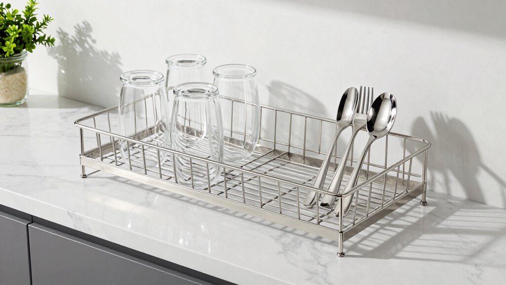 top stainless steel dish racks
